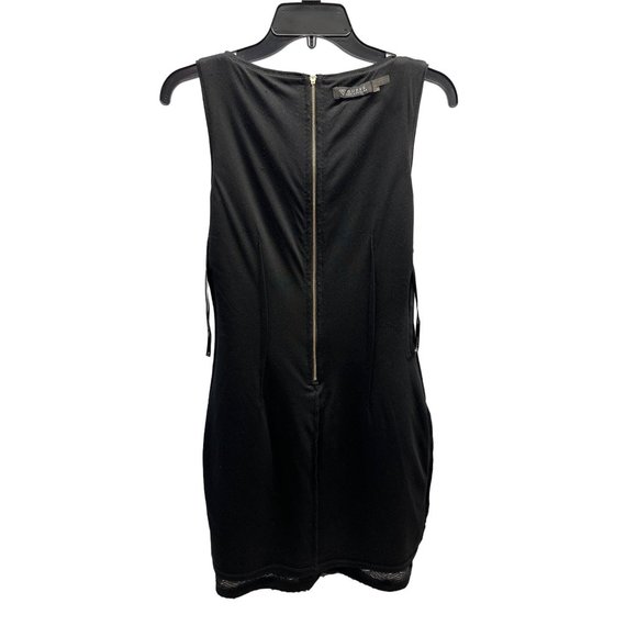 Guess Black Sequin Chevron Pattern Sleeveless Bodycon Dress 8 - Picture 7 of 7